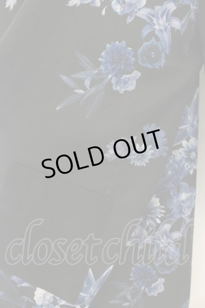 画像3: CIVARIZE / Culture フラワー総柄着物カーディガン F ブラックｘブル0 O-24-08-14-017-CI-to-YM-OS (3)