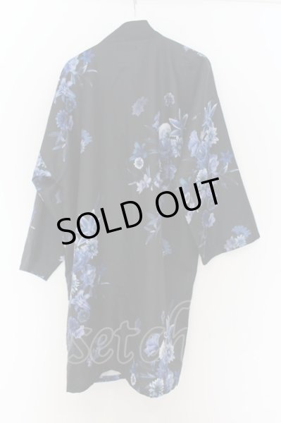 画像4: CIVARIZE / Culture フラワー総柄着物カーディガン F ブラックｘブル0 O-24-08-14-017-CI-to-YM-OS (4)