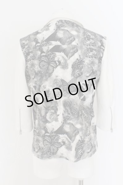 画像2: CIVARIZE / Sacrifice 7分袖切り替えポンチライダース 46 ホワイト O-24-08-14-020-CI-ja-YM-OS (2)