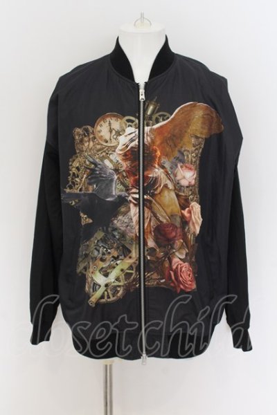 画像1: CIVARIZE / 昇華BIGブルゾン 44 ブラック O-24-08-14-022-CI-ja-YM-ZY