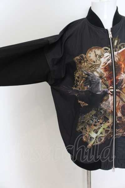 画像2: CIVARIZE / 昇華BIGブルゾン 44 ブラック O-24-08-14-022-CI-ja-YM-ZY