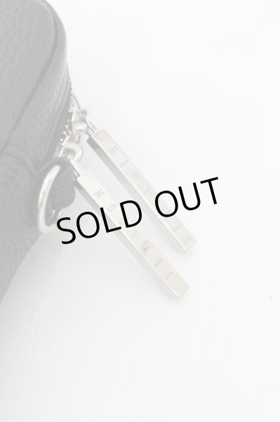 画像2: Moonage Devilment（清春） / カウレザーシボ加工クラッチバッグ  ブラックｘシルバー O-24-08-18-052-MO-ba-YM-OS (2)