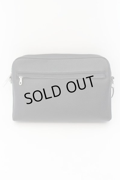 画像3: Moonage Devilment（清春） / カウレザーシボ加工クラッチバッグ  ブラックｘシルバー O-24-08-18-052-MO-ba-YM-OS (3)