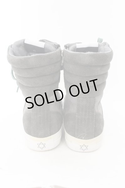 画像4: Moonage Devilment（清春） / レザーハイカットスニーカー 41 グレイ O-24-08-18-054-MO-sho-YM-ZT5000 (4)