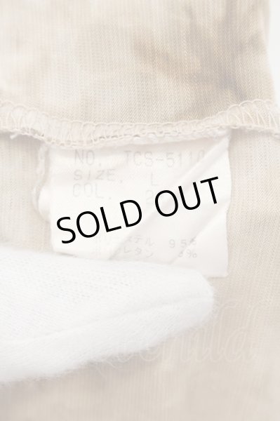 画像3: TORNADO MART / ムラ染めクロコエンボスカットソー L ライトブラウン O-24-08-18-006-TO-to-YM-OS (3)