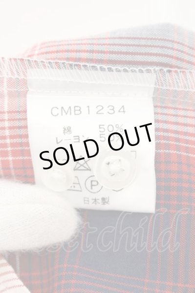 画像3: CAMBIO / モダールオンブレチェックスキッパーシャツ L レッド O-24-08-18-009-CA-sh-YM-ZT368 (3)