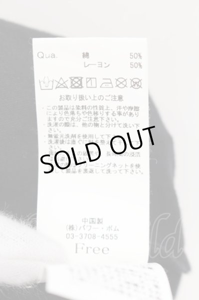 画像3: CIVARIZE / 金具装飾襟プリントワイドトップス F クロ O-24-08-18-016-CI-ts-OW-ZT220 (3)