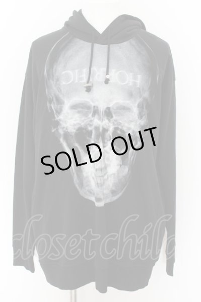 画像1: CIVARIZE / レントゲンプリントプルパーカー F ブラック O-24-08-18-023-CI-to-YM-ZS (1)