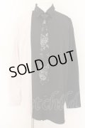 CIVARIZE / ネクタイ付きバイカラーシャツ F ブラックｘホワイト O-24-08-18-027-CI-sh-YM-OS