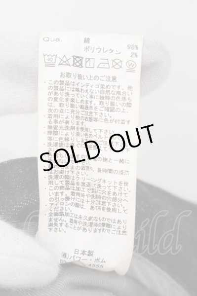 画像3: CIVARIZE / Notice リメイクコーティングスキニーデニムパンツ 44 ブラックｘシルバー O-24-08-21-041-CI-pa-YM-ZT067 (3)