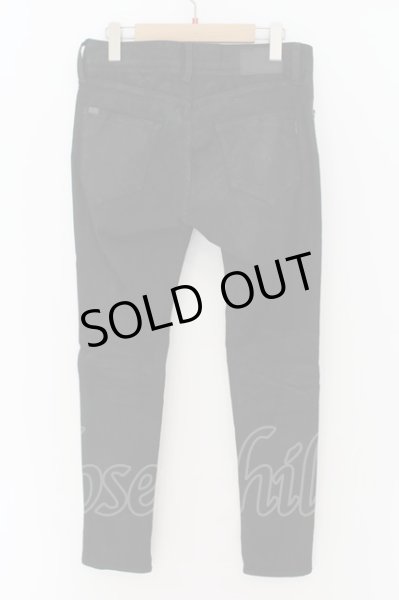 画像2: CIVARIZE / スーパーストレッチニーZIPコーティングスキニーパンツ 44 ブラック O-24-08-21-042-CI-pa-YM-ZT521 (2)