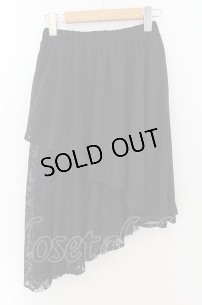 画像2: CIVARIZE / Forbidden レースシフォンスカート  ブラック O-24-08-21-043-CI-pa-YM-OS (2)