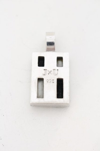 画像2: Justin Davis / REFINED ペンダント  シルバーｘホワイトｘブラック O-24-08-21-048-Ju-ac-YM-ZT068 (2)