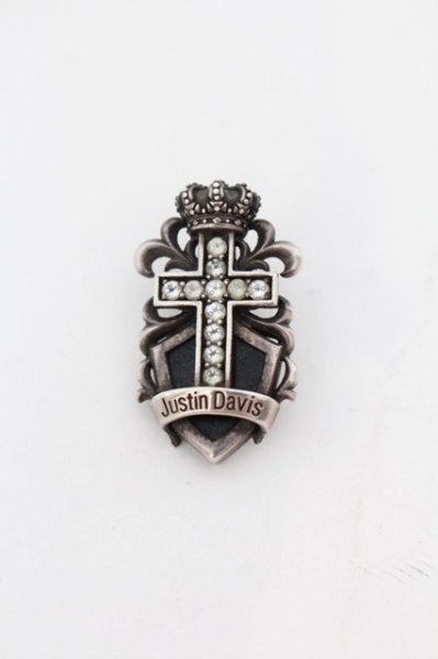 画像1: Justin Davis / GRACE OF GOD ペンダント  シルバーｘブラック O-24-08-21-051-Ju-ac-YM-ZT068 (1)