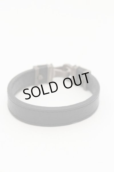 画像4: Justin Davis / CAPRICE LEATHER ブレスレット シングル M(約18.5cm) シルバーｘブラック O-24-08-21-054-Ju-ac-YM-ZT-ML005 (4)