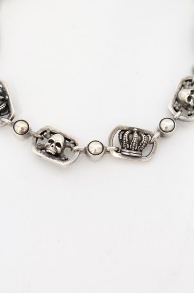 画像2: Justin Davis / CROOKS CROWN ブレスレット 21cm シルバー O-24-08-21-056-Ju-ac-YM-ZT068 (2)