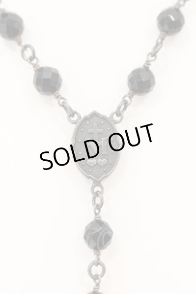 画像3: DEAL DESIGN / ギルティロザリオネックレス  シルバーｘブラック O-24-08-21-058-DE-ac-YM-ZT494 (3)