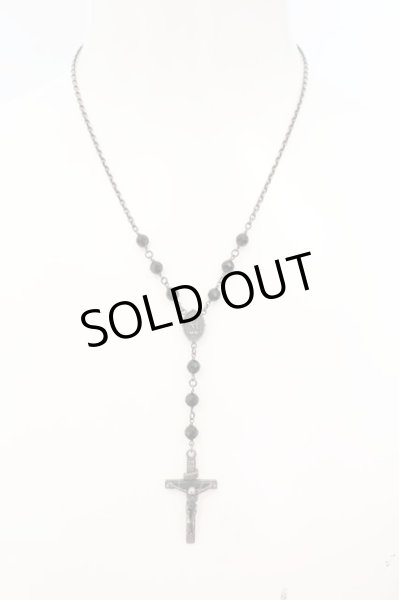 画像5: DEAL DESIGN / ギルティロザリオネックレス  シルバーｘブラック O-24-08-21-058-DE-ac-YM-ZT494 (5)