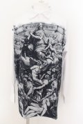 CIVARIZE / 宗教柄ロングシャツ 44 ホワイト O-24-08-21-016-CI-sh-YM-ZT305