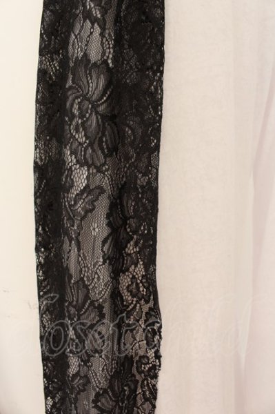 画像2: CIVARIZE / Erosionレース切り替えカーディガン 44 ホワイトｘブラック O-24-08-21-018-CI-to-YM-ZT275 (2)