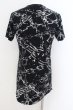 画像3: CIVARIZE / チェーン総柄サイドZIPTシャツ 46 ブラック O-24-08-21-002-CI-ts-YM-ZT220 (3)
