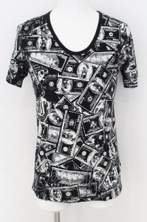 CIVARIZE / Invisible花柄ジャガードロングシャツ 46 ブラック T-25-09