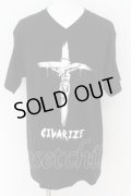 CIVARIZE / Fate プリントTシャツ F ブラック O-24-08-21-023-CI-ts-YM-ZT220