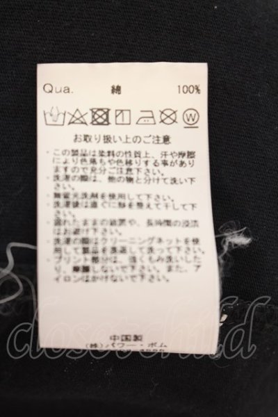 画像4: CIVARIZE / チェーン総柄サイドZIPTシャツ 46 ブラック O-24-08-21-002-CI-ts-YM-ZT220