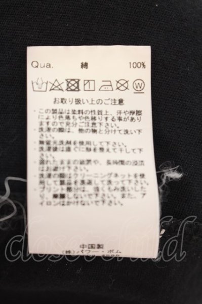 画像4: CIVARIZE / チェーン総柄サイドZIPTシャツ 46 ブラック O-24-08-21-002-CI-ts-YM-ZT220 (4)