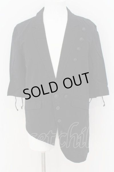 画像1: CIVARIZE / Naked ヘンプテーラードジャケット 46 ブラック O-24-08-21-025-CI-to-YM-ZT231 (1)