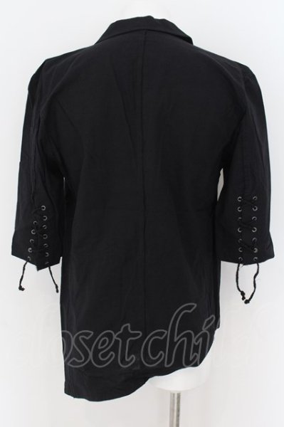 画像3: CIVARIZE / Naked ヘンプテーラードジャケット 46 ブラック O-24-08-21-025-CI-to-YM-ZT231 (3)