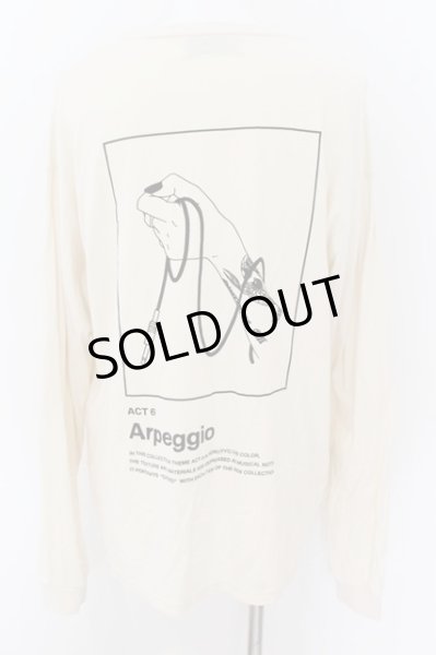 画像2: NIL DUE / NIL UN TOKYO / LONG SLEEVE TATTOO カットソー M アイボリー O-24-08-24-003-NI-to-YM-ZT171 (2)