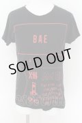 BLACK MORAL / TOUR 15-16 DOGMATIC　Tシャツ  ブラックｘレッド O-24-08-24-004-BL-ts-YM-ZT368