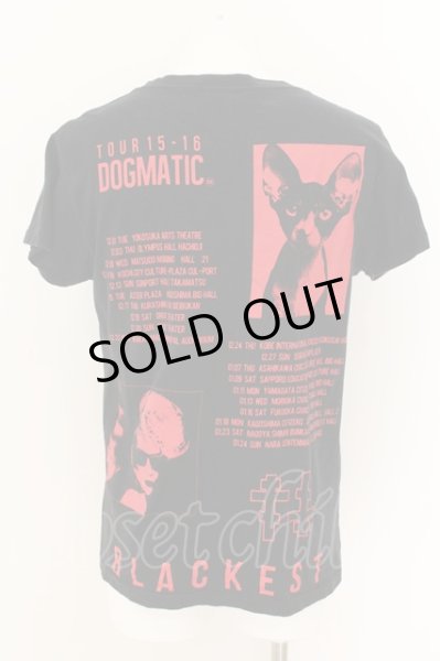 画像2: BLACK MORAL / TOUR 15-16 DOGMATIC　Tシャツ  ブラックｘレッド O-24-08-24-004-BL-ts-YM-ZT368 (2)