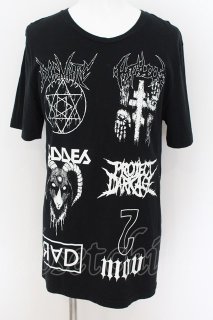 BLACK MORAL（the GazettE） Tシャツ.グラフィック T-23-05-17-016-BL