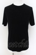TORNADO MART / トルネードロゴパイル半袖Tシャツ 0 ブラック O-24-08-24-013-TO-ts-YM-ZT330