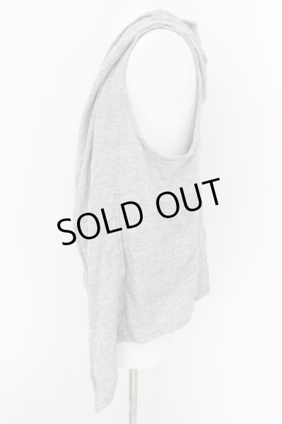 画像2: TORNADO MART / ボタンレスフーデッドベスト  グレー O-24-08-24-015-TO-to-YM-OS (2)