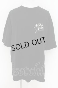 NIL DUE / NIL UN TOKYO / THANKS BOX Tシャツ  ブラック O-24-08-24-002-NI-ja-YM-OS