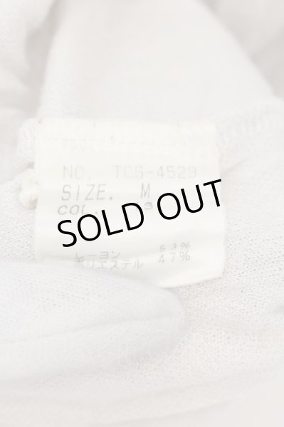 画像3: TORNADO MART / クインクルジャガードカットソー M ホワイト（シルバー） O-24-08-24-031-TO-to-YM-ZT332 (3)