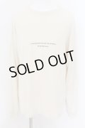 NIL DUE / NIL UN TOKYO / LONG SLEEVE TATTOO カットソー M アイボリー O-24-08-24-003-NI-to-YM-ZT171