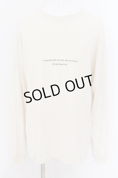 画像1: NIL DUE / NIL UN TOKYO / LONG SLEEVE TATTOO カットソー M アイボリー O-24-08-24-003-NI-to-YM-ZT171 (1)