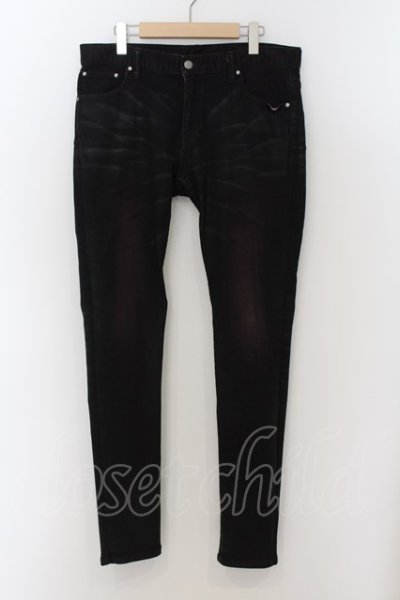 画像1: TORNADO MART / ダークシャインスキニーデニムパンツ LL ボルドー O-24-08-25-005-TO-pa-YM-ZT368
