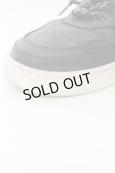 画像2: TORNADO MART / バイカラースニーカーシューズ L(約28cm) ブラックｘホワイト O-24-08-25-049-TO-sho-YM-ZT6000 (2)