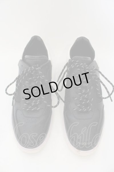 画像4: TORNADO MART / バイカラースニーカーシューズ L(約28cm) ブラックｘホワイト O-24-08-25-049-TO-sho-YM-ZT6000 (4)