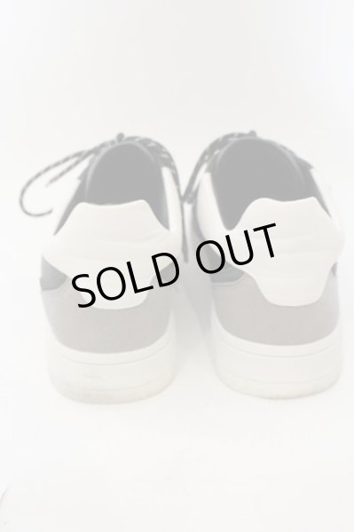 画像6: TORNADO MART / バイカラースニーカーシューズ L(約28cm) ブラックｘホワイト O-24-08-25-049-TO-sho-YM-ZT6000 (6)