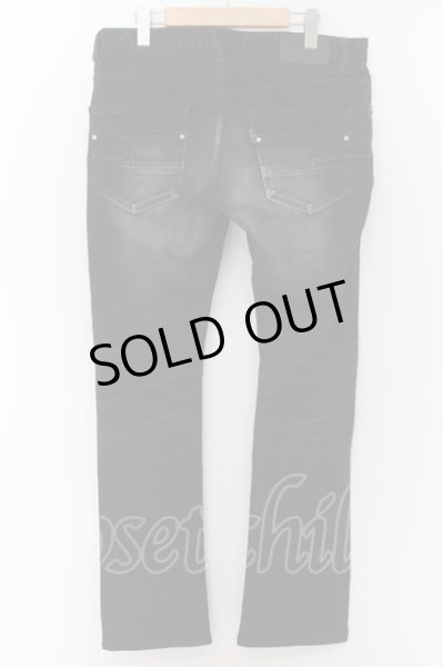 画像3: TORNADO MART / アクアモーションシューカットデニムパンツ LL ブラック O-24-08-25-009-TO-pa-YM-ZT368 (3)