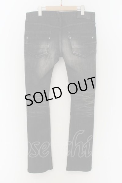 画像3: TORNADO MART / ピグメントコーティングシェイヴシューカットデニムパンツ LL ボルドー O-24-08-25-002-TO-pa-YM-ZT379 (3)