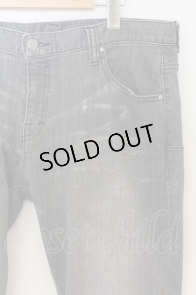 画像2: TORNADO MART / スリーディメンショナルフォイルシューカットデニムパンツ LL グレー O-24-08-25-003-TO-pa-YM-ZT379 (2)