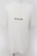 画像1: GalaabenD / 微強撚ハイゲージスムースロゴプリントTシャツ m ホワイト O-24-08-29-041-Ga-ts-YM-ZT176 (1)
