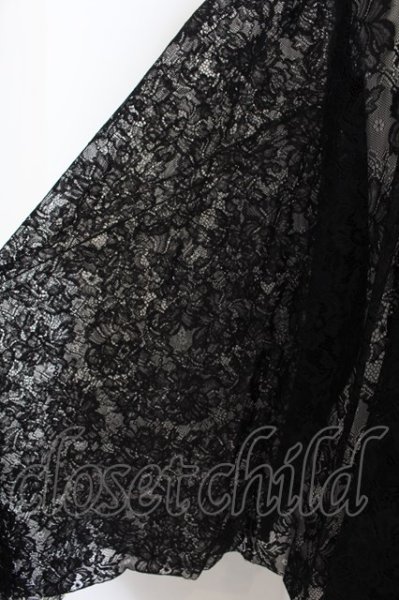 画像2: CIVARIZE / Proof総レーストッパーカーディガン 44 ブラック O-24-08-29-005-CI-to-YM-ZT317 (2)